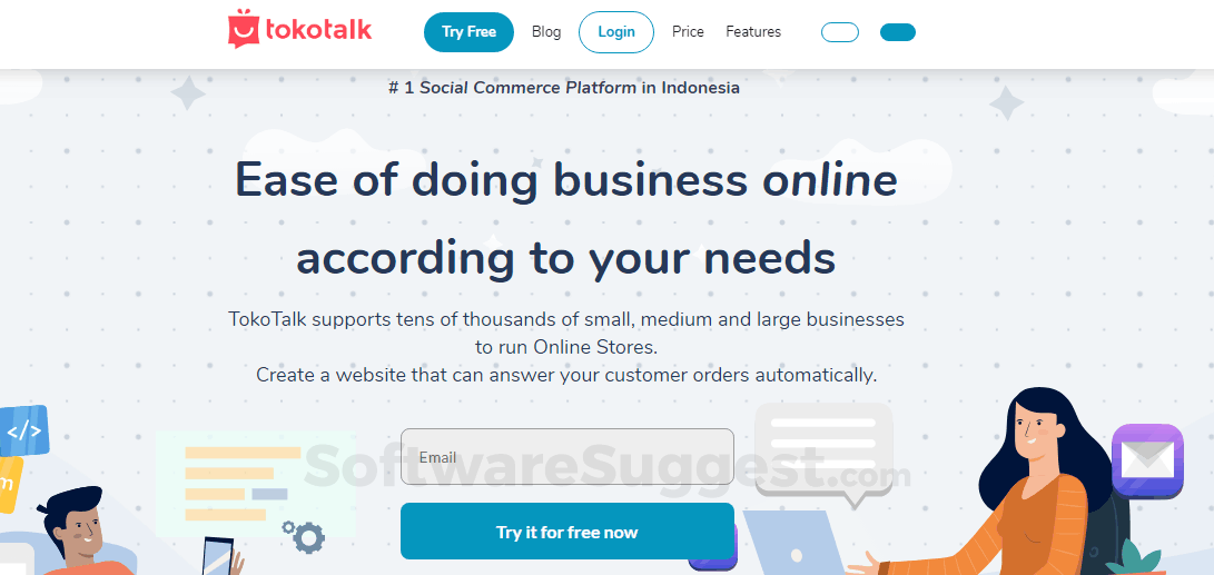 TokoTalk Screenshot1